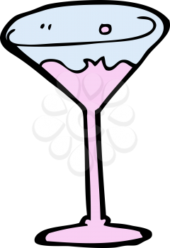 Royalty Free Clipart Image of a Martini