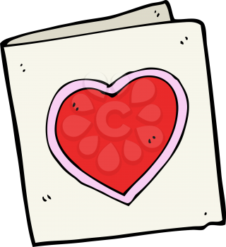 Royalty Free Clipart Image of a Card