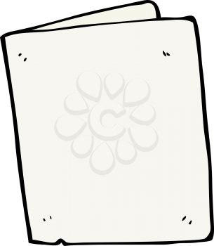Royalty Free Clipart Image of a Blank Card