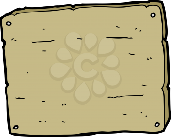 Royalty Free Clipart Image of a Board