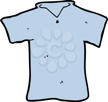Royalty Free Clipart Image of a Short Sleeved Shirt