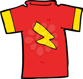 Royalty Free Clipart Image of a Short Sleeved Shirt