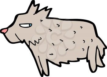 Royalty Free Clipart Image of a Terrier
