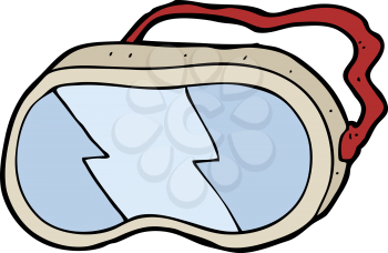 Royalty Free Clipart Image of Goggles