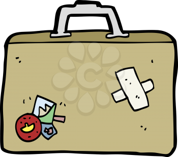 Royalty Free Clipart Image of Luggage