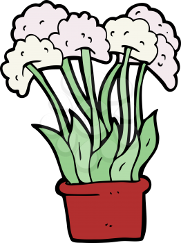 Royalty Free Clipart Image of a Flowerpot