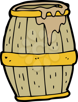 Royalty Free Clipart Image of a Barrel
