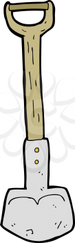 Royalty Free Clipart Image of a Shovel
