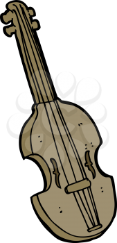 Royalty Free Clipart Image of a Violin