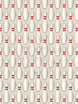 Bowling Pin Tileable Pattern
