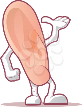 Ear with hands and Feet