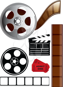Film and Movie Icon Set