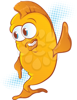 Fish Cartoon Character