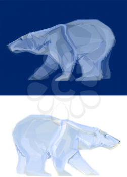 Polar Bear Polygon Illustrations