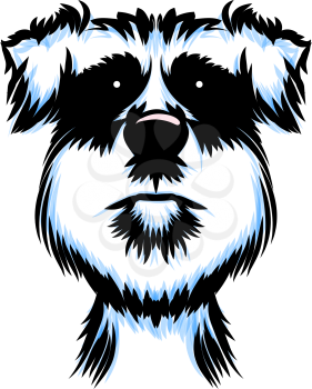 Furry dog illustration 