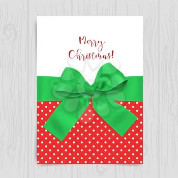 Merry christmas greetings card, invitation for celebration, congratulations background
