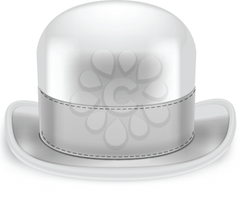 Royalty Free Clipart Image of a Bowler Hat