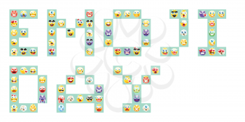World Emoji Day Vector Illustration. July 17th