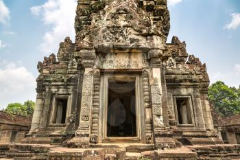 Banteay Samre temple in complex Angkor Wat in Siem Reap, Cambodia in a summer day