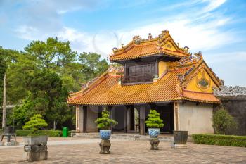 Tomb of Tu Duc in Hue, Vietnam in a summer day