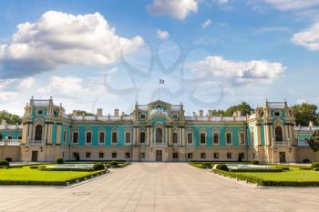 Mariinsky Palace in Kiev, Ukraine in a beautiful summer day