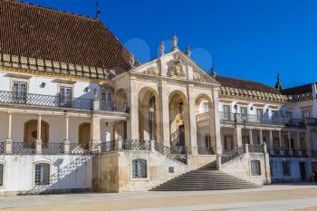 The University of Coimbra, Portugal in a beautiful summer day