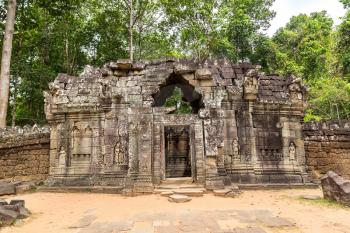 Ta Som temple in complex Angkor Wat in Siem Reap, Cambodia in a summer day