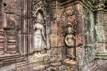 Ta Som temple in complex Angkor Wat in Siem Reap, Cambodia in a summer day