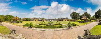 Panorama of Citadel, Imperial Royal Palace, Forbidden city in Hue, Vietnam in a summer day