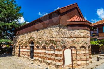 Old church in Nessebar, Bulgaria in a beautiful summer day