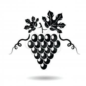 illustration with banch of grapes for your design