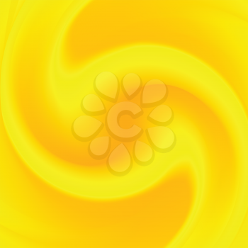 colorful illustration with abstract wave yellow background