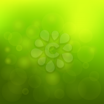 illustration  with abstract green background. Graphic Design Useful For Your Design.Green blurred texture.