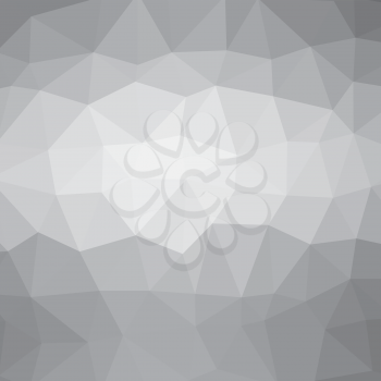 illustration  with abstract grey background. Graphic Design Useful For Your Design.Crystal polygonal texture.