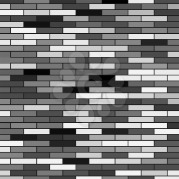 Grey Brick Background. Brick Texture. Wall of Bricks