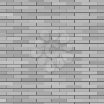 Grey Brick Wall. Brick Texture. Grey Brick Background