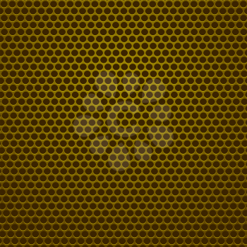 Perforated Pattern. Iron Background witn Circle Holes.