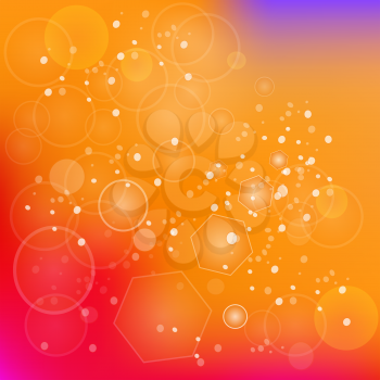Orange Abstract  Sky Background. Summer Time Background.