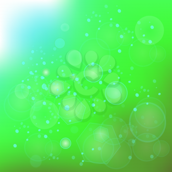 Abstract Natural  Blurred Green Background for Your Design