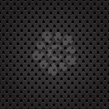 Metal Perforated Background. Dark Iron Perforated Texture.