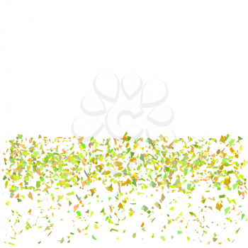 Confetti Isolated on White Background for Your Background