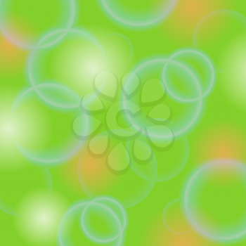 Abstract Bubble Green Background for Your Design.