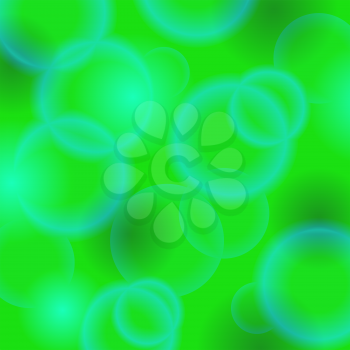 Abstract Spring Green Background. Green Bubble Texture.