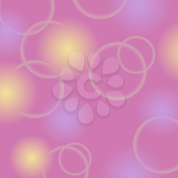 Pink Bubble Background. Pink Circle Texture for Your Design.