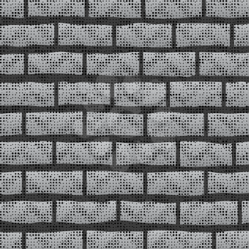 Grunge Grey Wall.  Abstract Grey Brick Pattern.