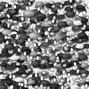 Abstract Grey Pebble Background. Grey Sea Stones Pattern