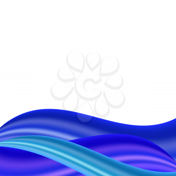 Abstract Water Background. Abstract Blue Wave Pattern.