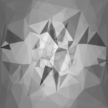 Abstract Grey  Polygonal Background. Grey  Stones Texture.