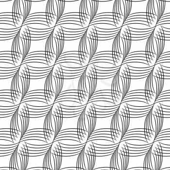 Abstract Line Texture on White Background. Abstract Line Pattern.