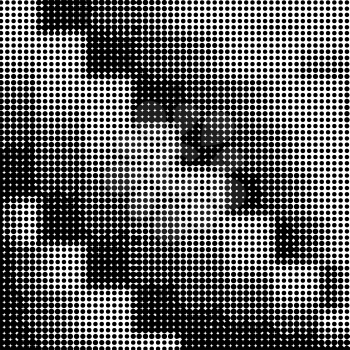 Halftone Dots Pattern. Halftone Dotted Grunge Texture